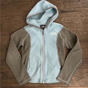 The North Face Blue and Gray‎ Hooded Jacket